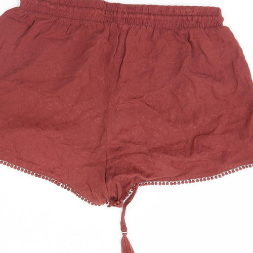 New Look Womens Brown   Culotte Shorts Size 10