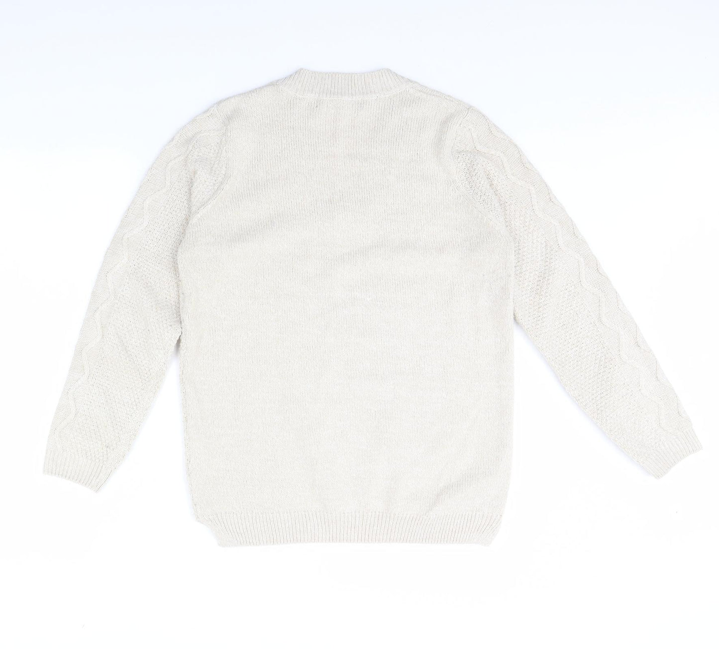 Isle Womens Beige   Pullover Jumper Size S