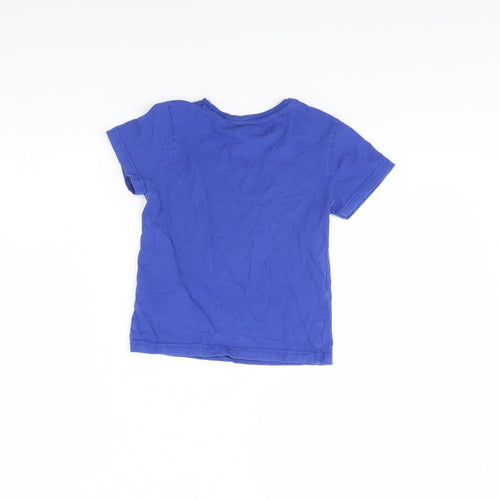 Primark Boys Blue   Basic T-Shirt Size 4 Years  - Super hero
