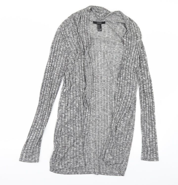 FOREVER 21 Womens Grey Cardigan Jumper Size M