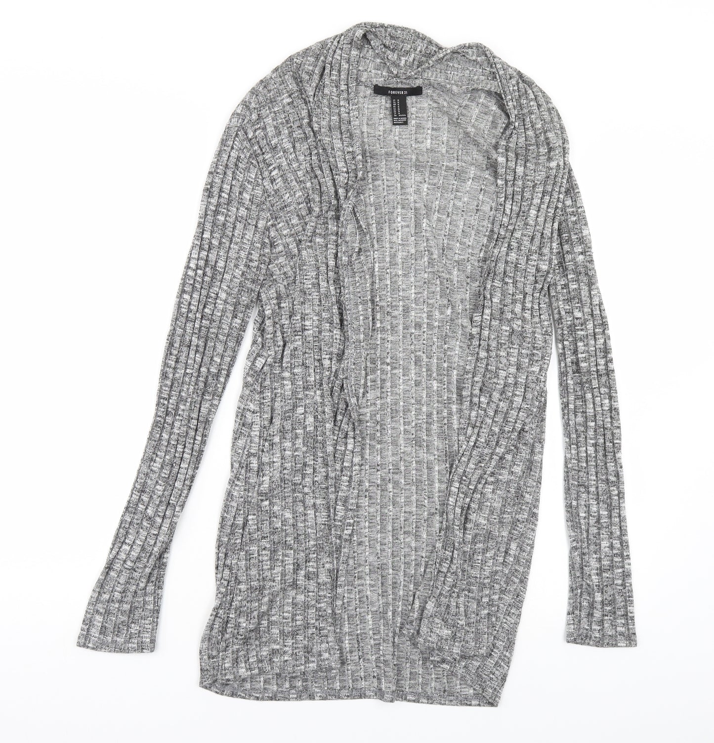FOREVER 21 Womens Grey   Cardigan Jumper Size M