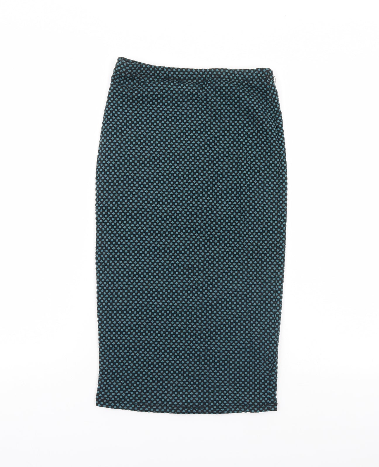 Atmosphere Womens Black Polka Dot  Straight & Pencil Skirt Size 6