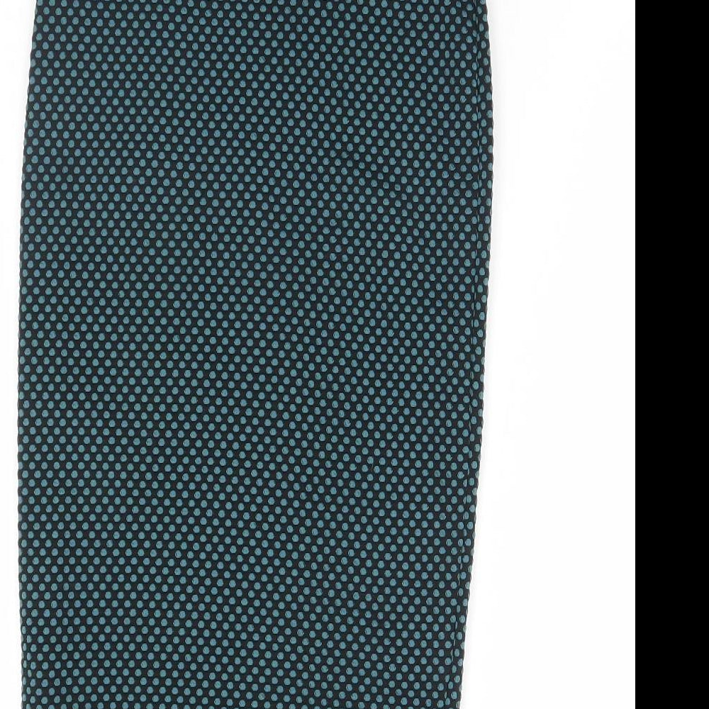 Atmosphere Womens Black Polka Dot  Straight & Pencil Skirt Size 6