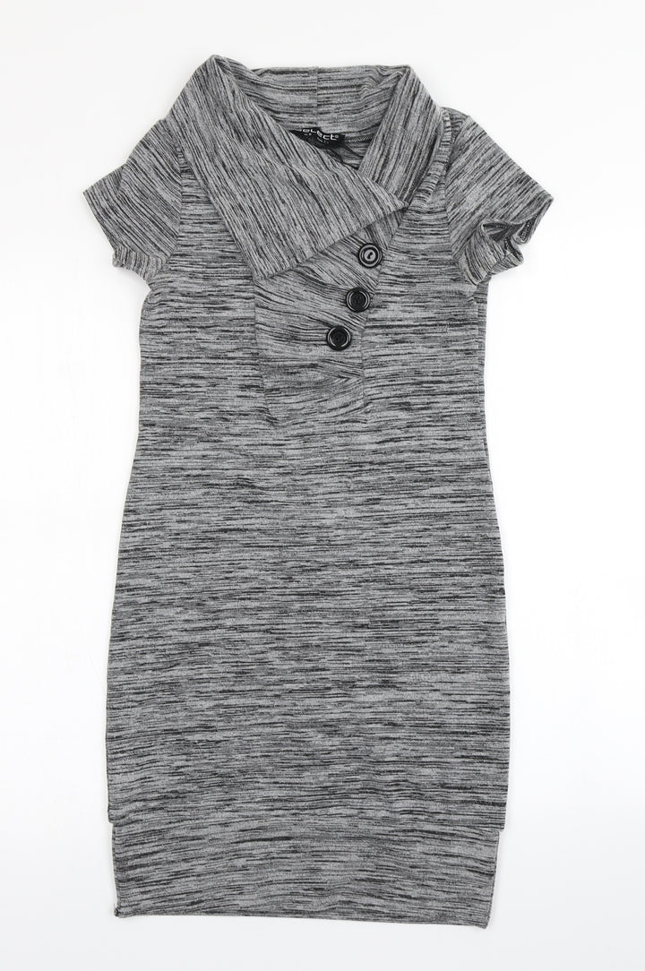 Select Womens Grey Bodycon Size 6