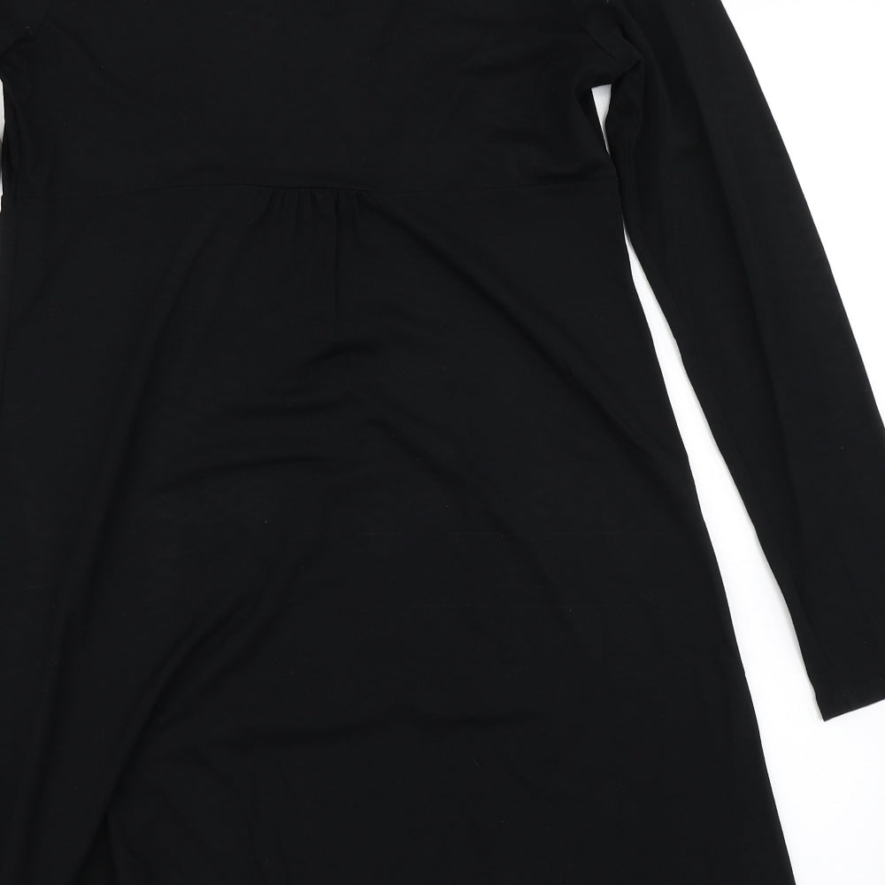 Marks & Spencer Womens Black   Skater Dress  Size 12