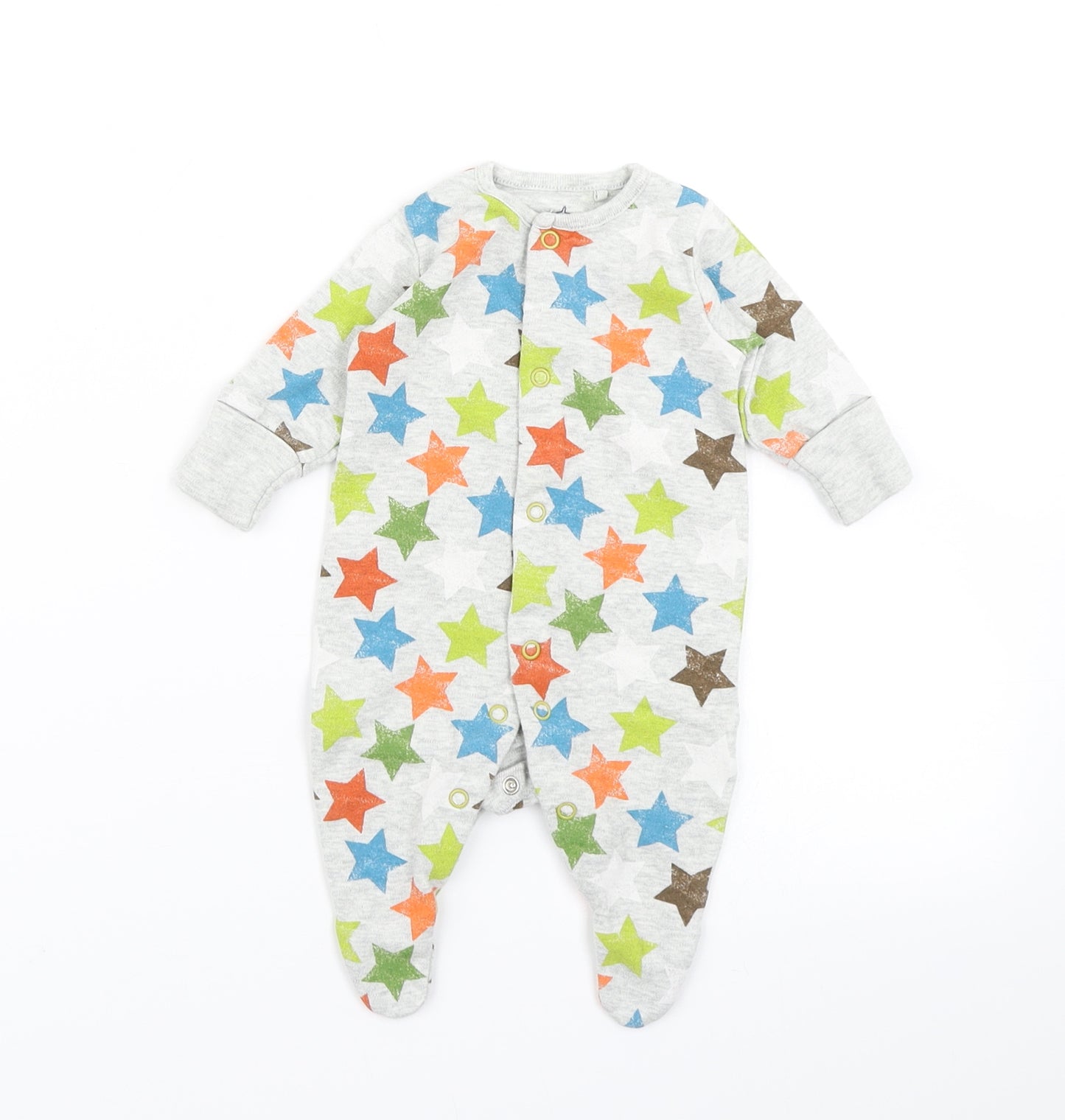 NEXT Boys Grey   Babygrow One-Piece Size Newborn
