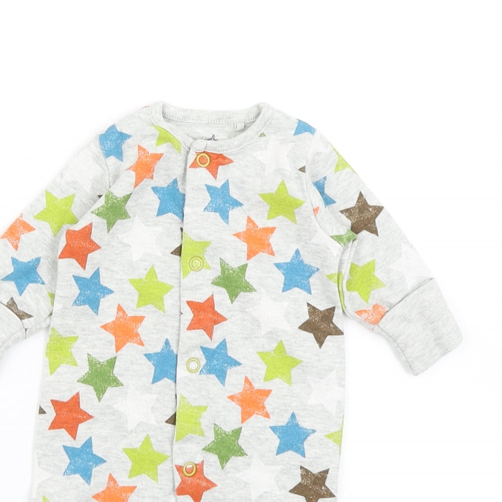 NEXT Boys Grey   Babygrow One-Piece Size Newborn