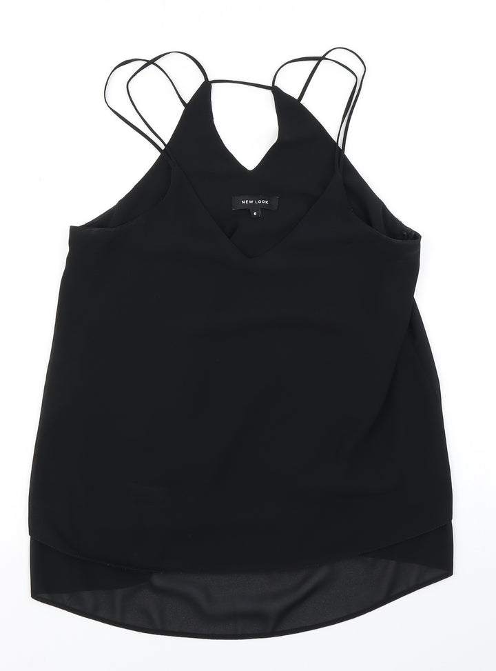 New Look Womens Black   Camisole Blouse Size 8