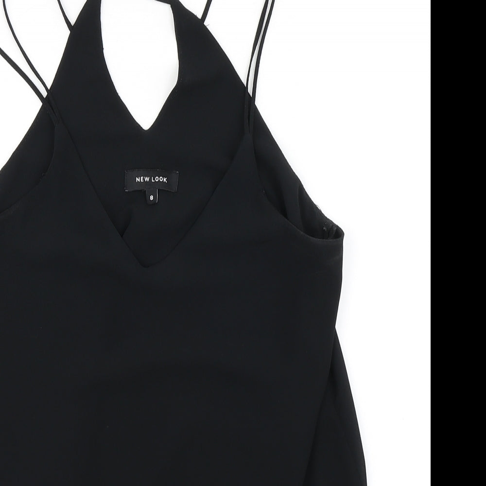 New Look Womens Black   Camisole Blouse Size 8