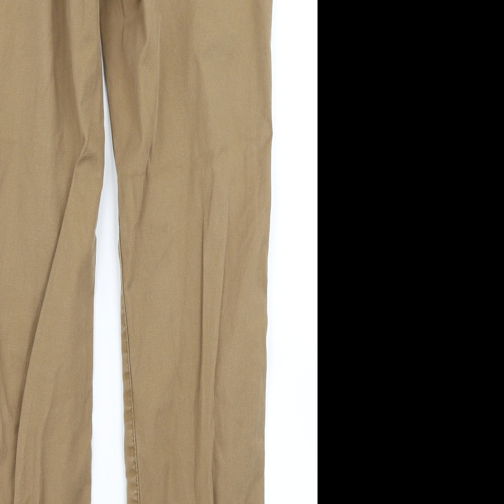 H&M Mens Brown   Chino Trousers Size 32 in L28 in