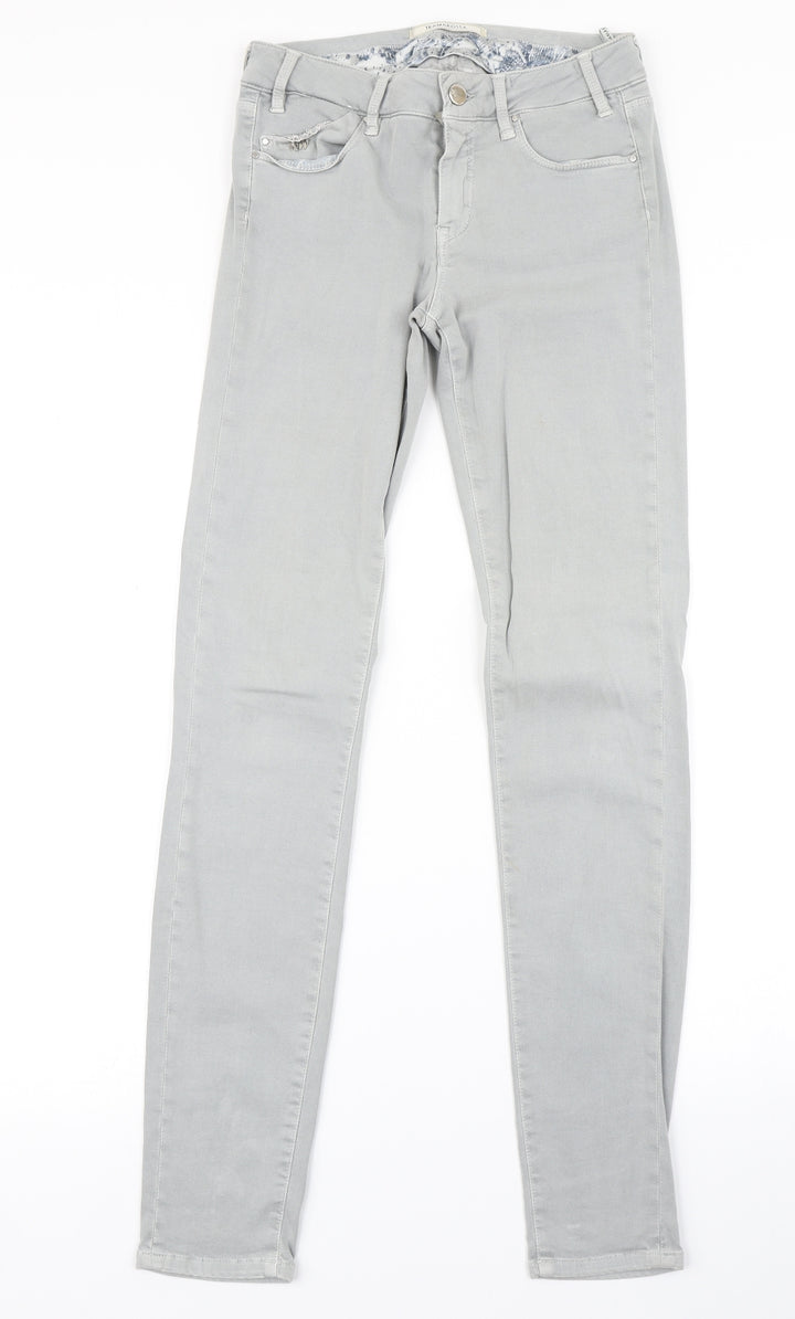 Tramarossa Womens Grey Denim Skinny Jeans Size 26 in L30 in