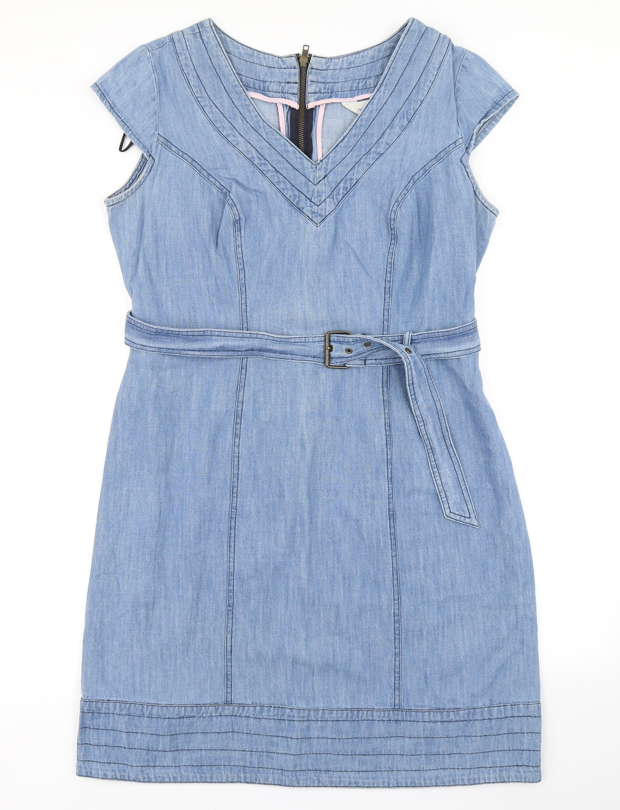 Pepperberry Womens Blue  Denim A-Line  Size 16
