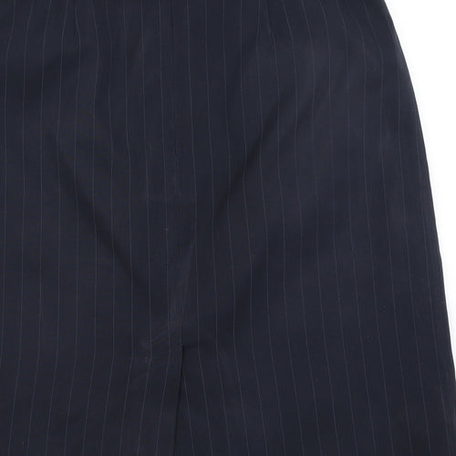 Bonmarché Womens Blue Striped  A-Line Skirt Size 14