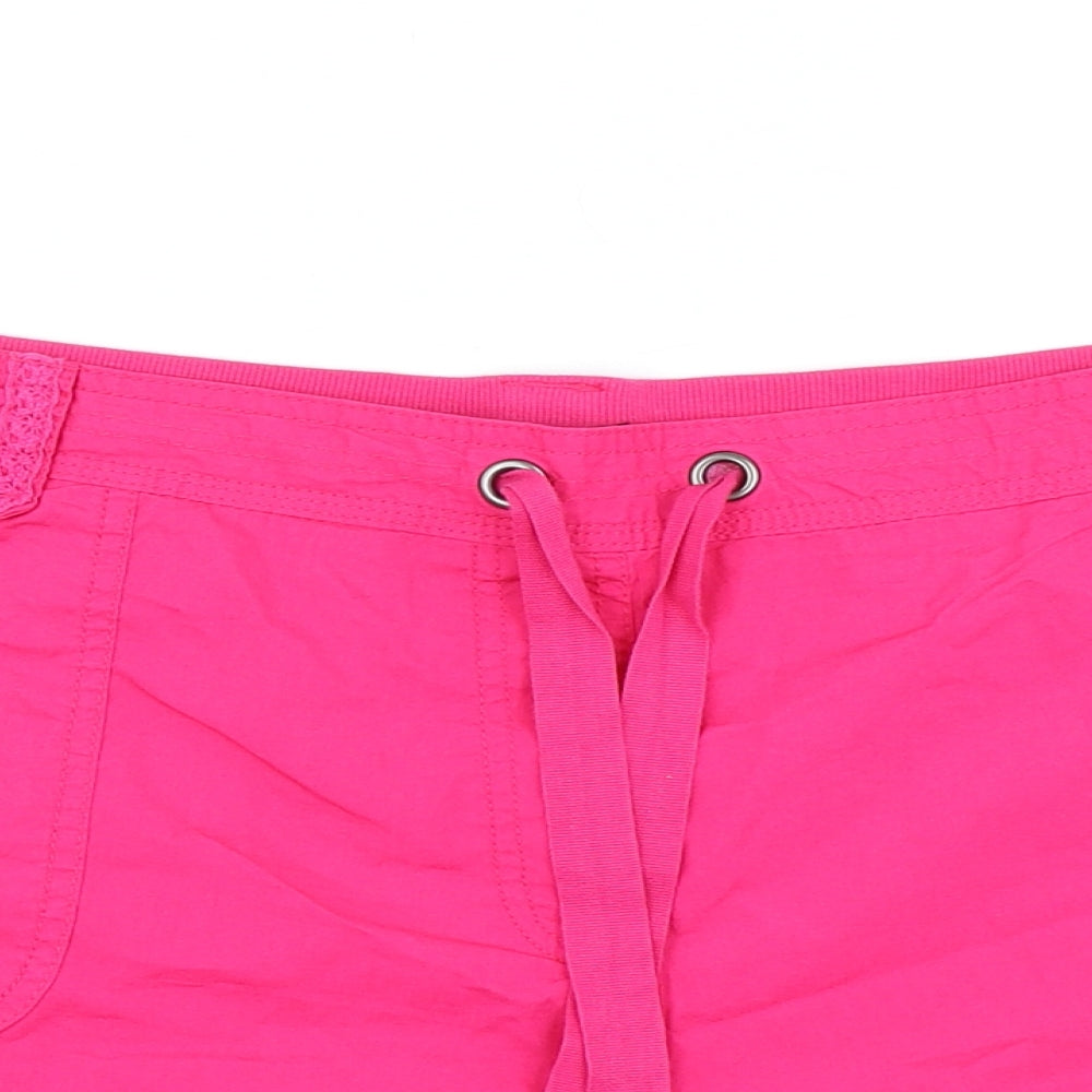 George Womens Pink   Cargo Shorts Size 18