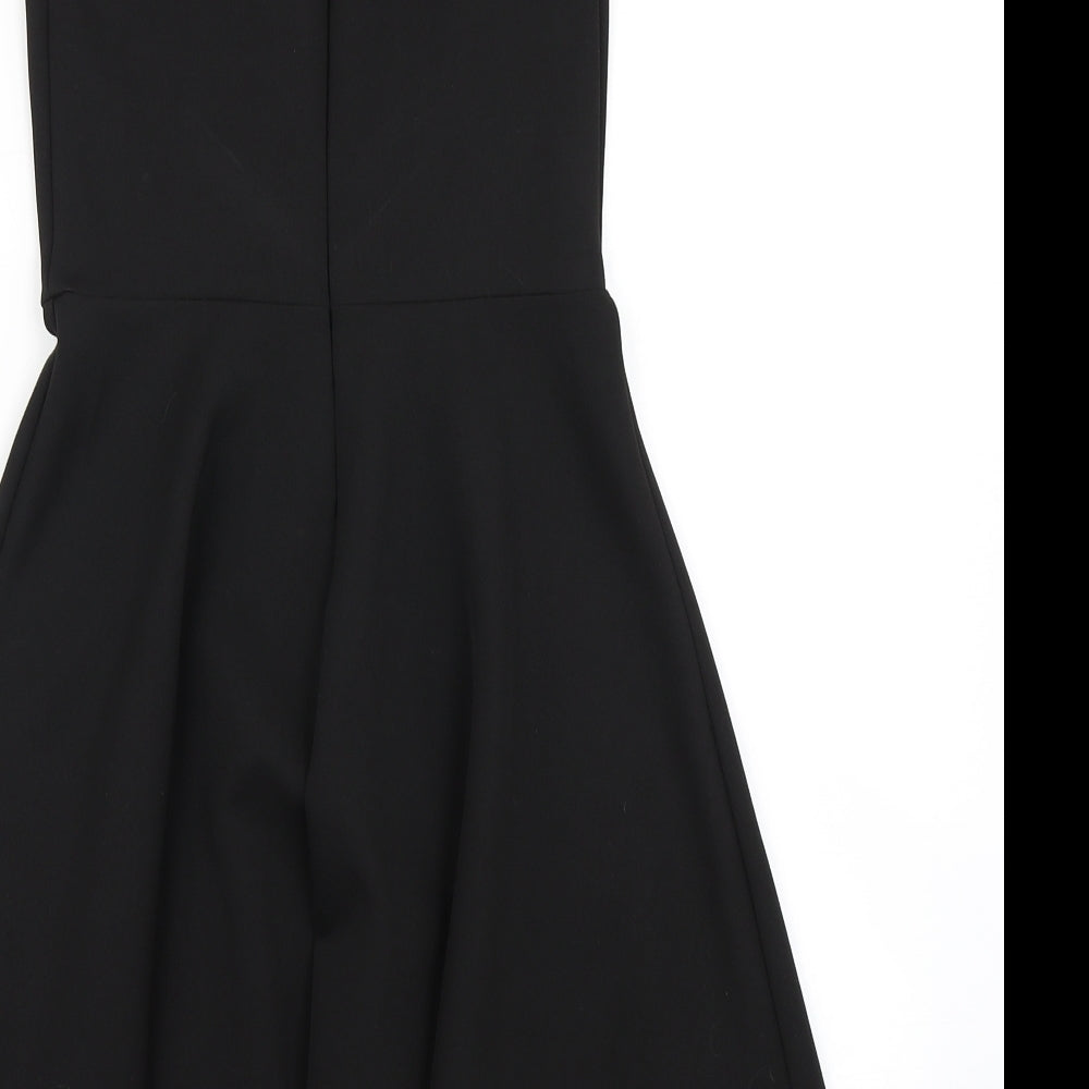 Papaya Womens Black   Skater Dress  Size 8