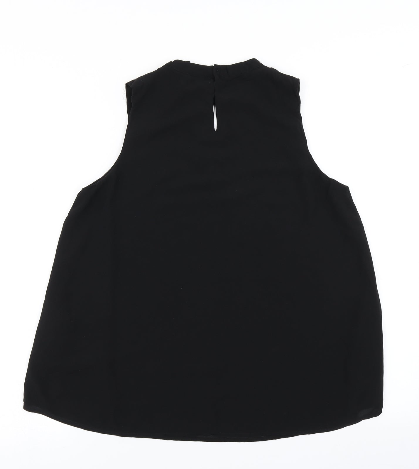 New Look Womens Black   Basic Blouse Size 8  - Cut Out