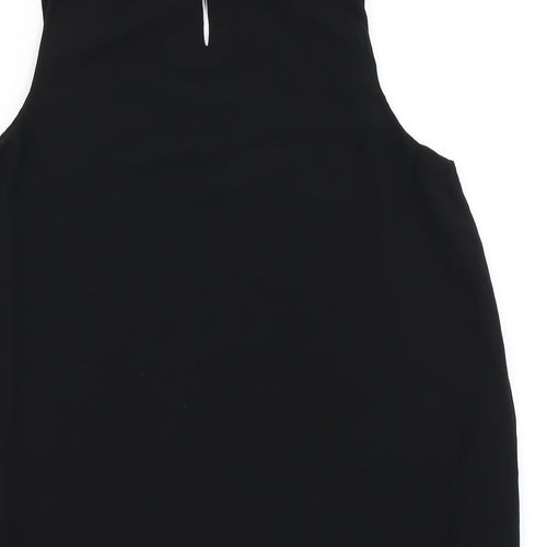 New Look Womens Black   Basic Blouse Size 8  - Cut Out