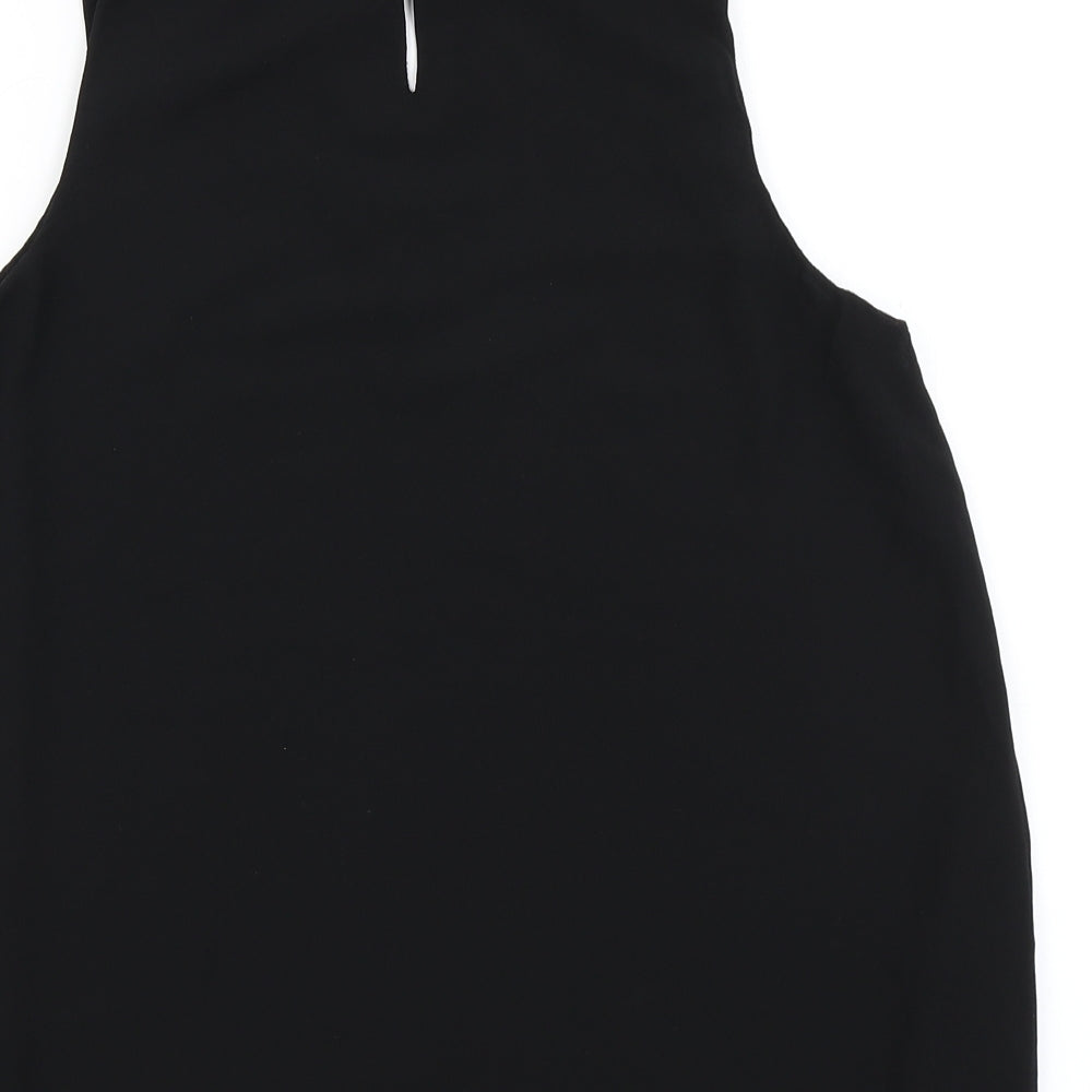 New Look Womens Black   Basic Blouse Size 8  - Cut Out