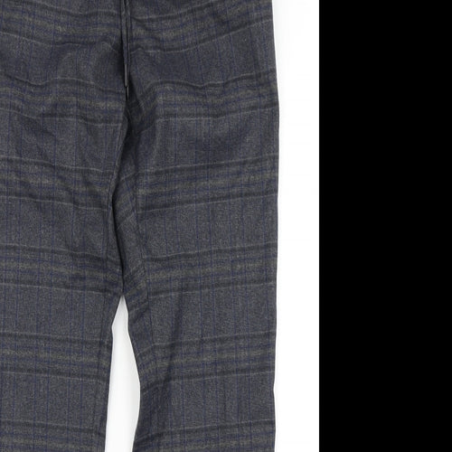 NEXT Mens Blue Plaid  Dress Pants Trousers Size 32 in L30 in