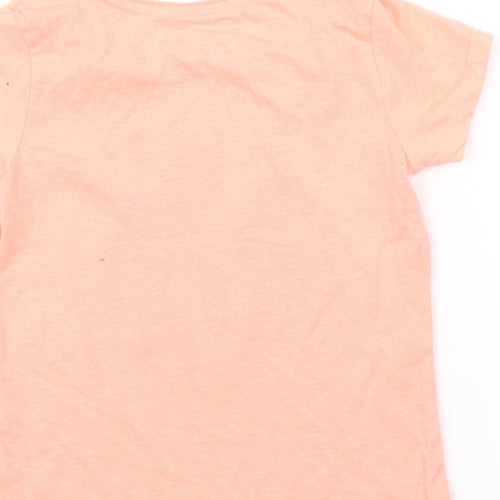 Primark Girls Orange   Basic T-Shirt Size 5-6 Years