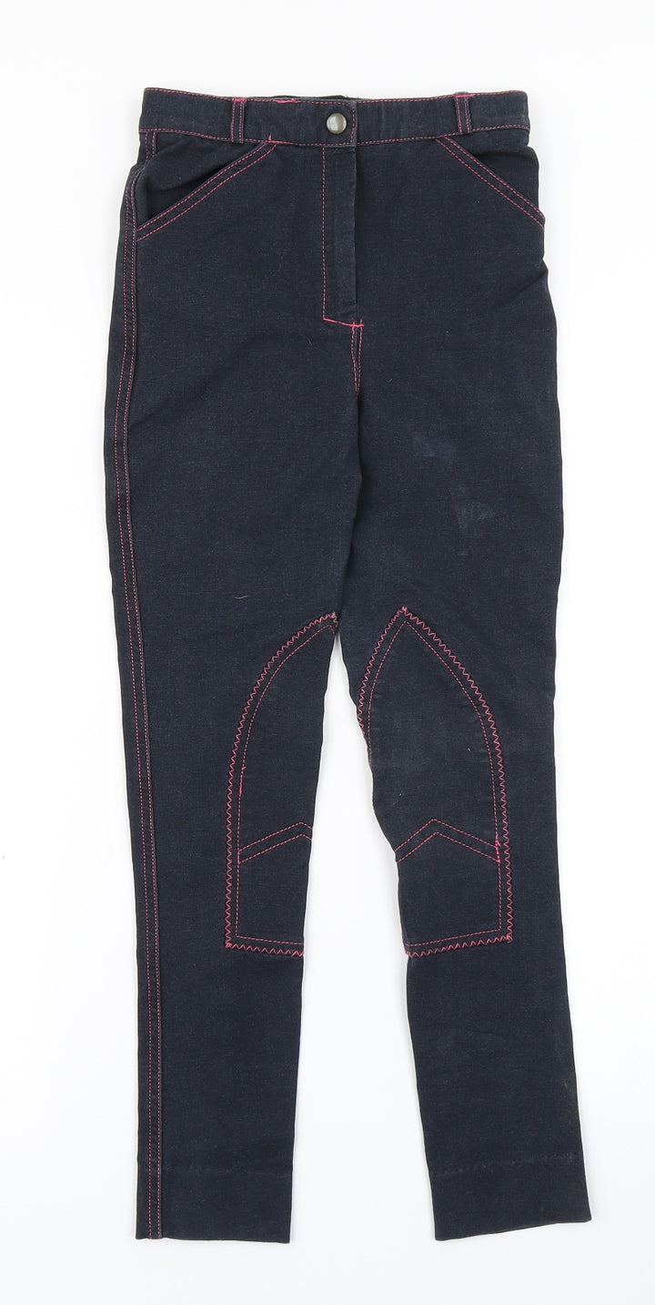 Equine-by-Design Womens Blue Denim Skinny Jeans Size 24 in L24 in