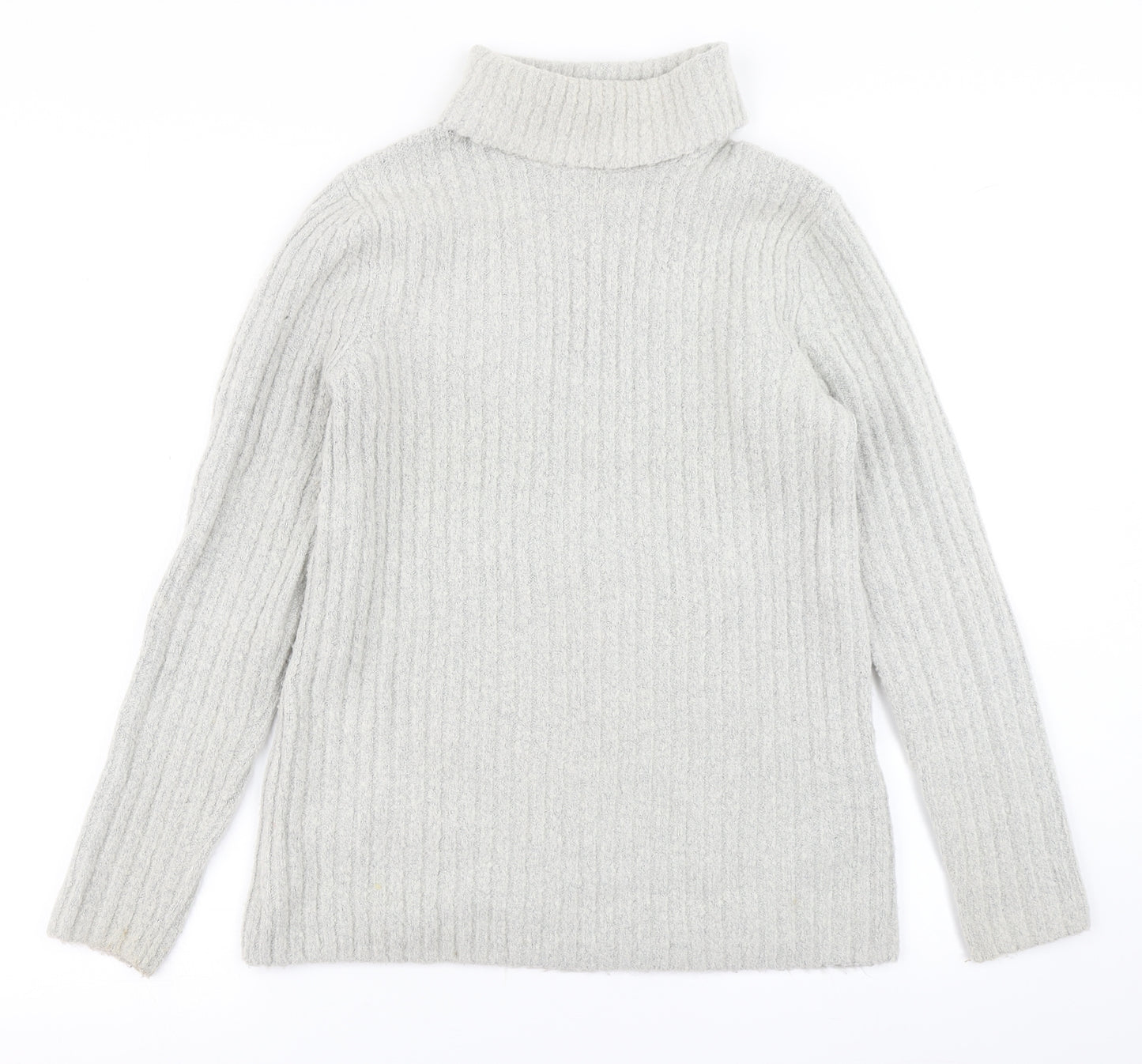 Papaya Womens Grey  Knit Pullover Jumper Size M