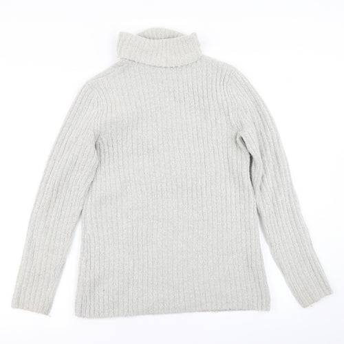 Papaya Womens Grey  Knit Pullover Jumper Size M