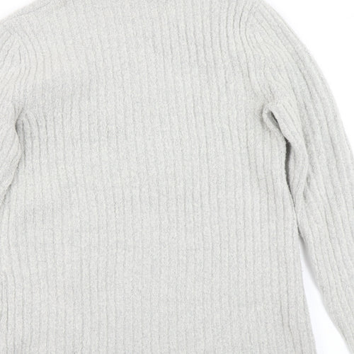 Papaya Womens Grey  Knit Pullover Jumper Size M