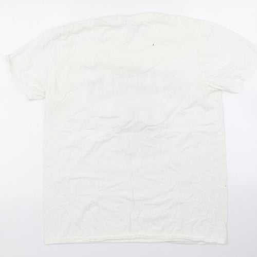 Nasty Gal Womens White   Basic T-Shirt Size 14