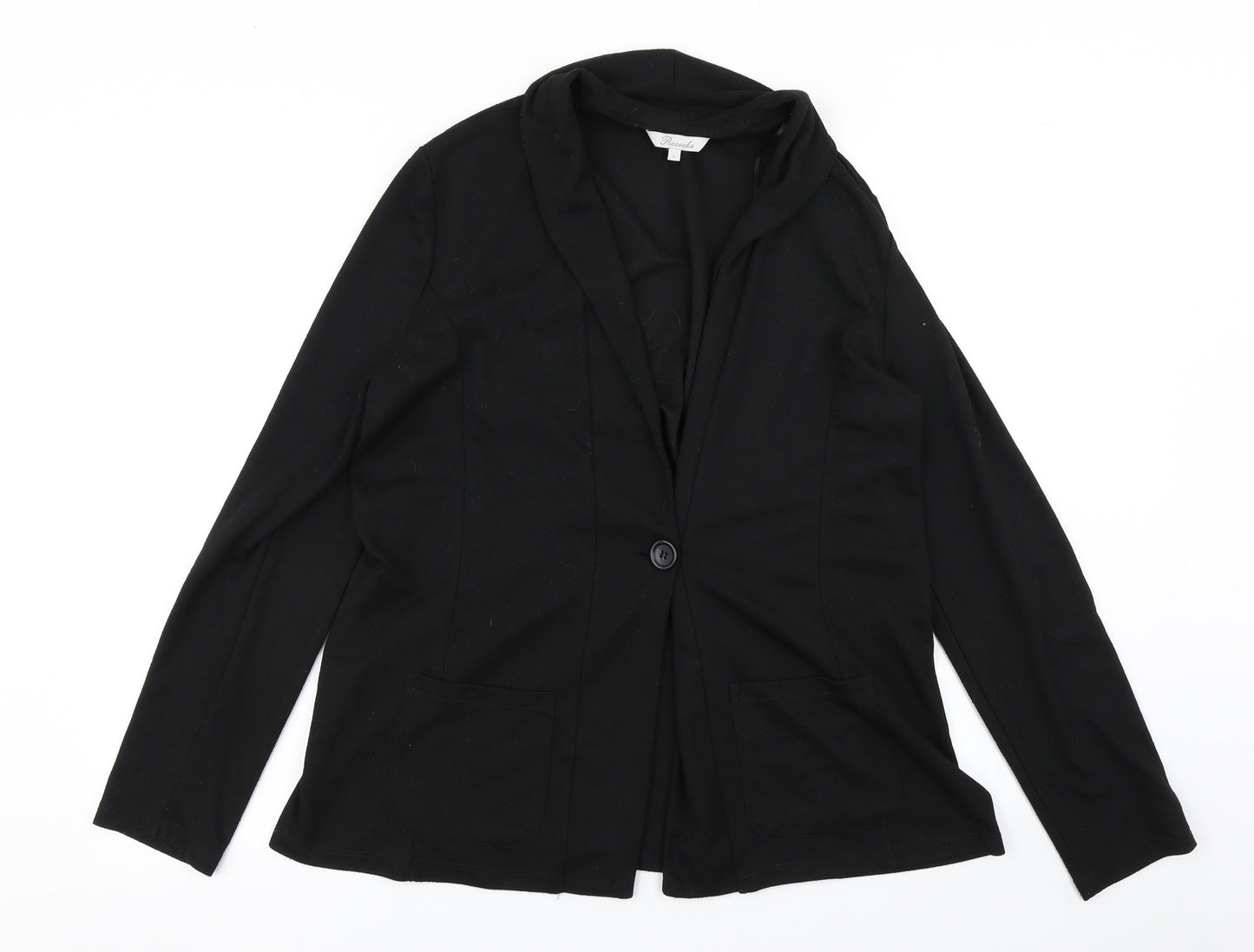 Peacocks Womens Black   Jacket Blazer Size L
