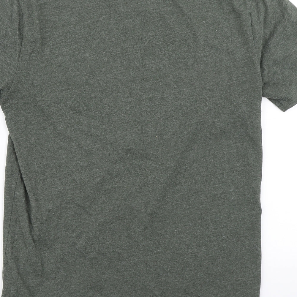 All Saints Mens Green    T-Shirt Size XS