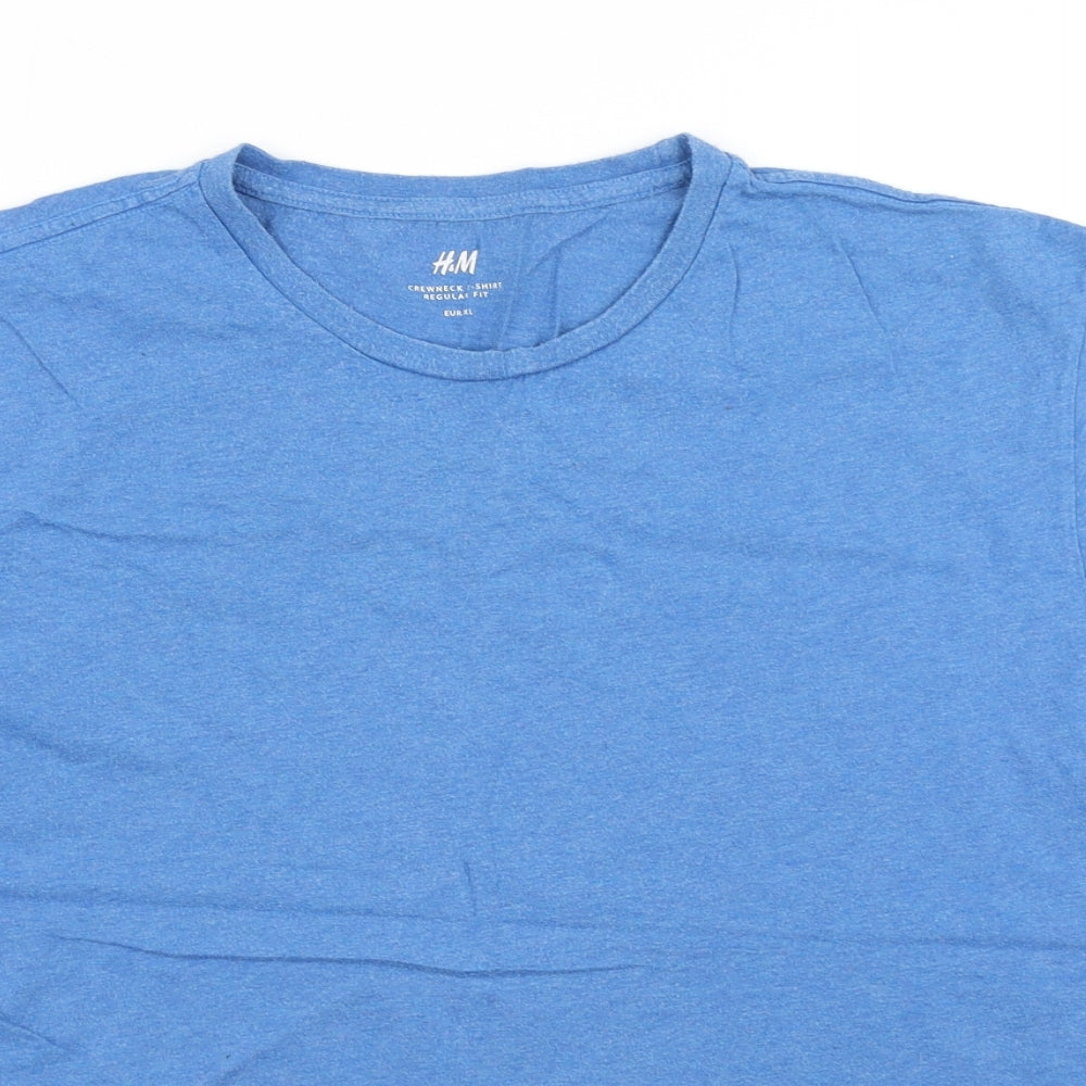 H&M Mens Blue    T-Shirt Size XL