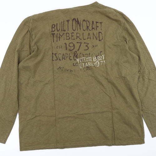 Timberland Mens Green    T-Shirt Size 2XL