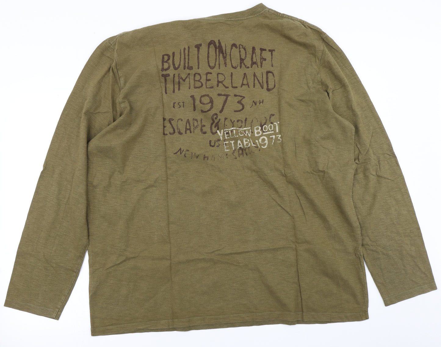 Timberland Mens Green    T-Shirt Size 2XL