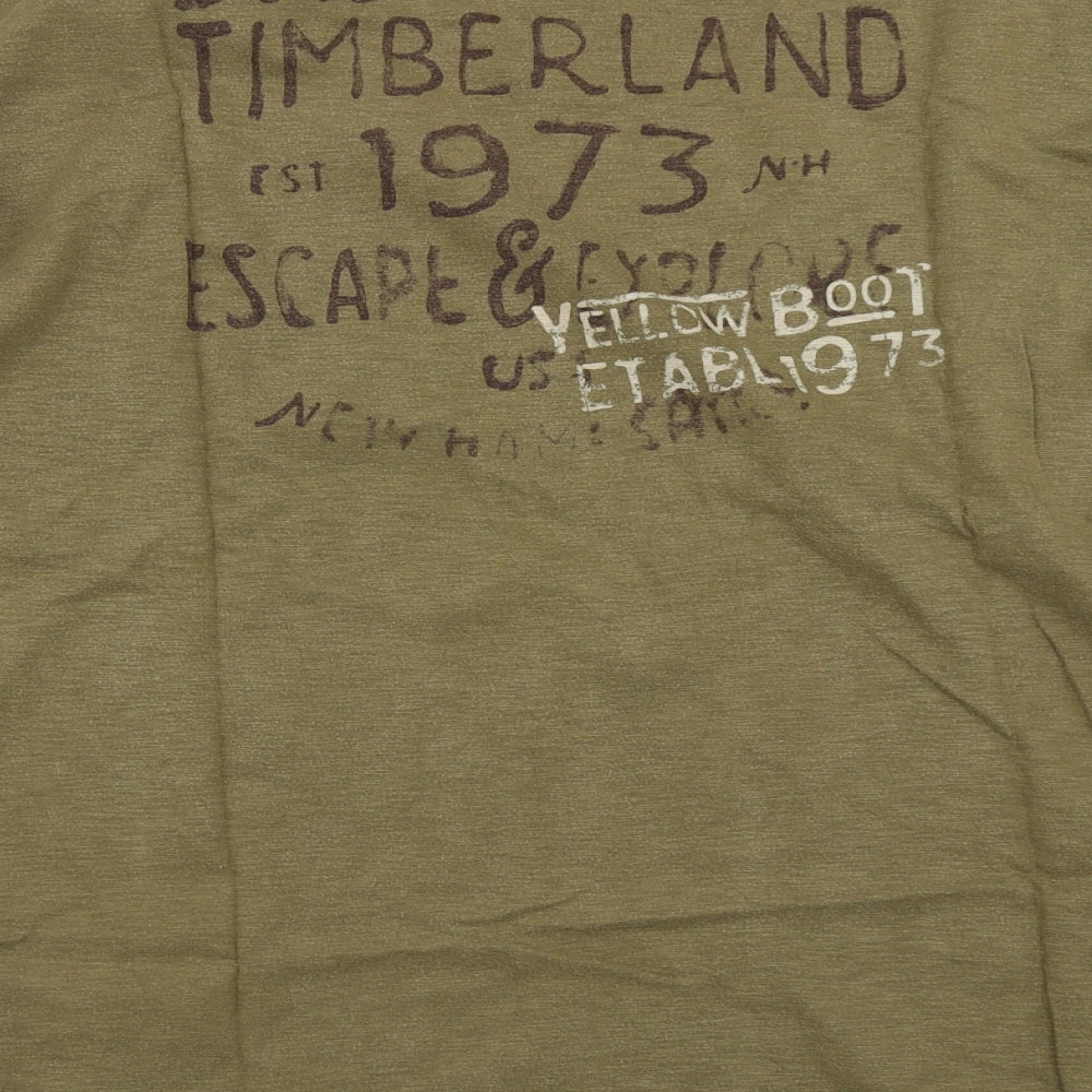 Timberland Mens Green    T-Shirt Size 2XL