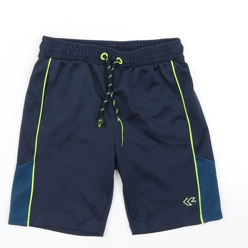 Dunnes Boys Blue Colourblock  Sweat Shorts Size 6-7 Years