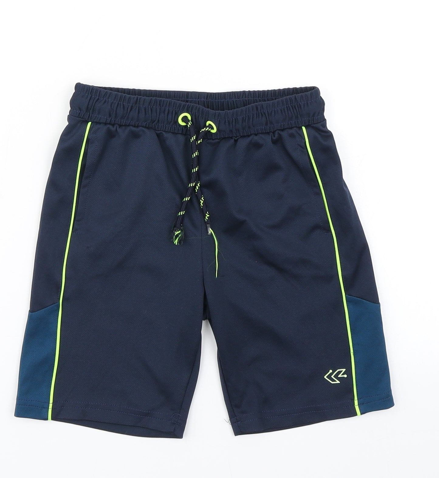Dunnes Boys Blue Colourblock  Sweat Shorts Size 6-7 Years