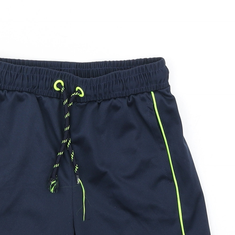 Dunnes Boys Blue Colourblock  Sweat Shorts Size 6-7 Years