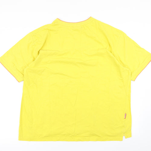 Slazenger Mens Yellow    T-Shirt Size 2XL