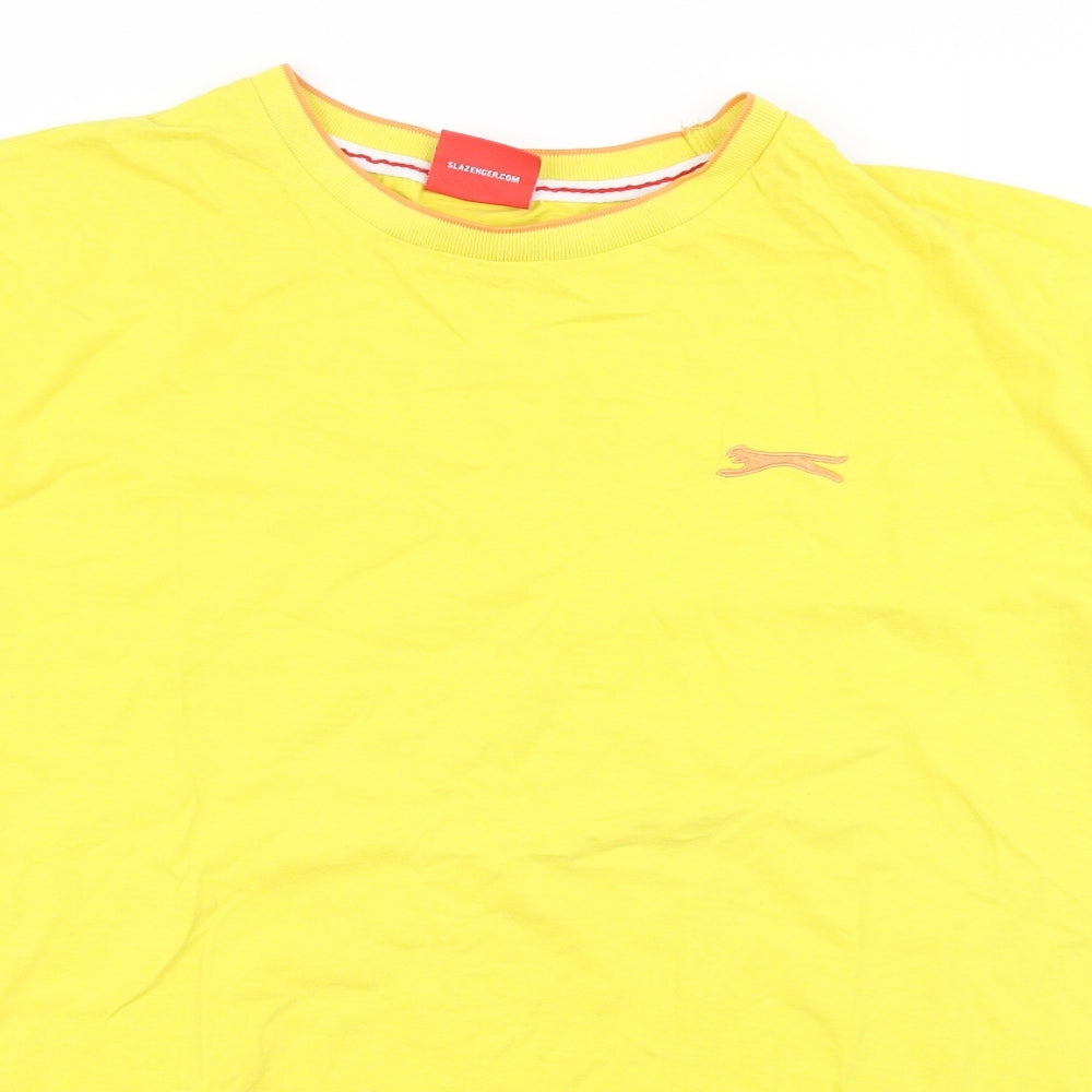 Slazenger Mens Yellow    T-Shirt Size 2XL