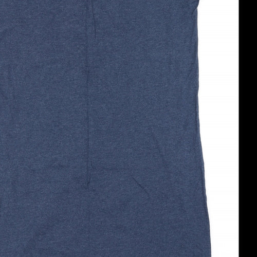 Love to Lounge Womens Blue Solid  Top Dress Size M