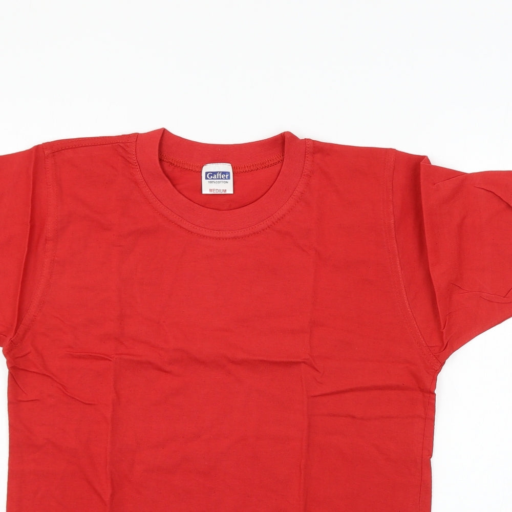 Gaffer Mens Red  Jersey  T-Shirt Size M