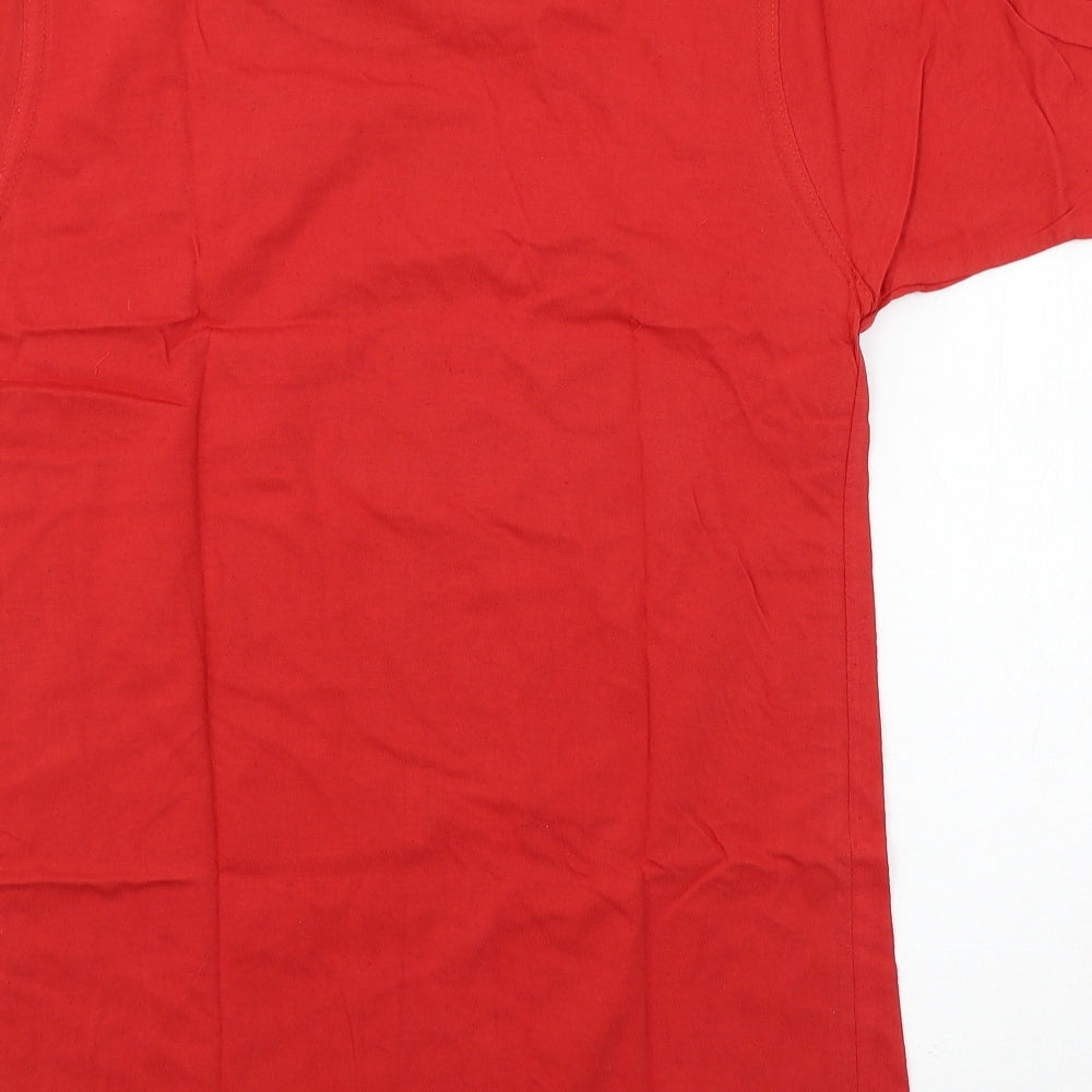 Gaffer Mens Red  Jersey  T-Shirt Size M