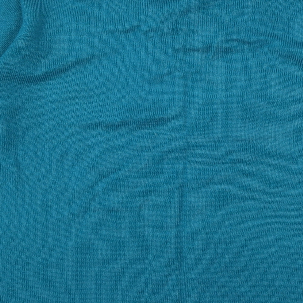 Alexara Womens Blue  Knit Pullover Jumper Size M