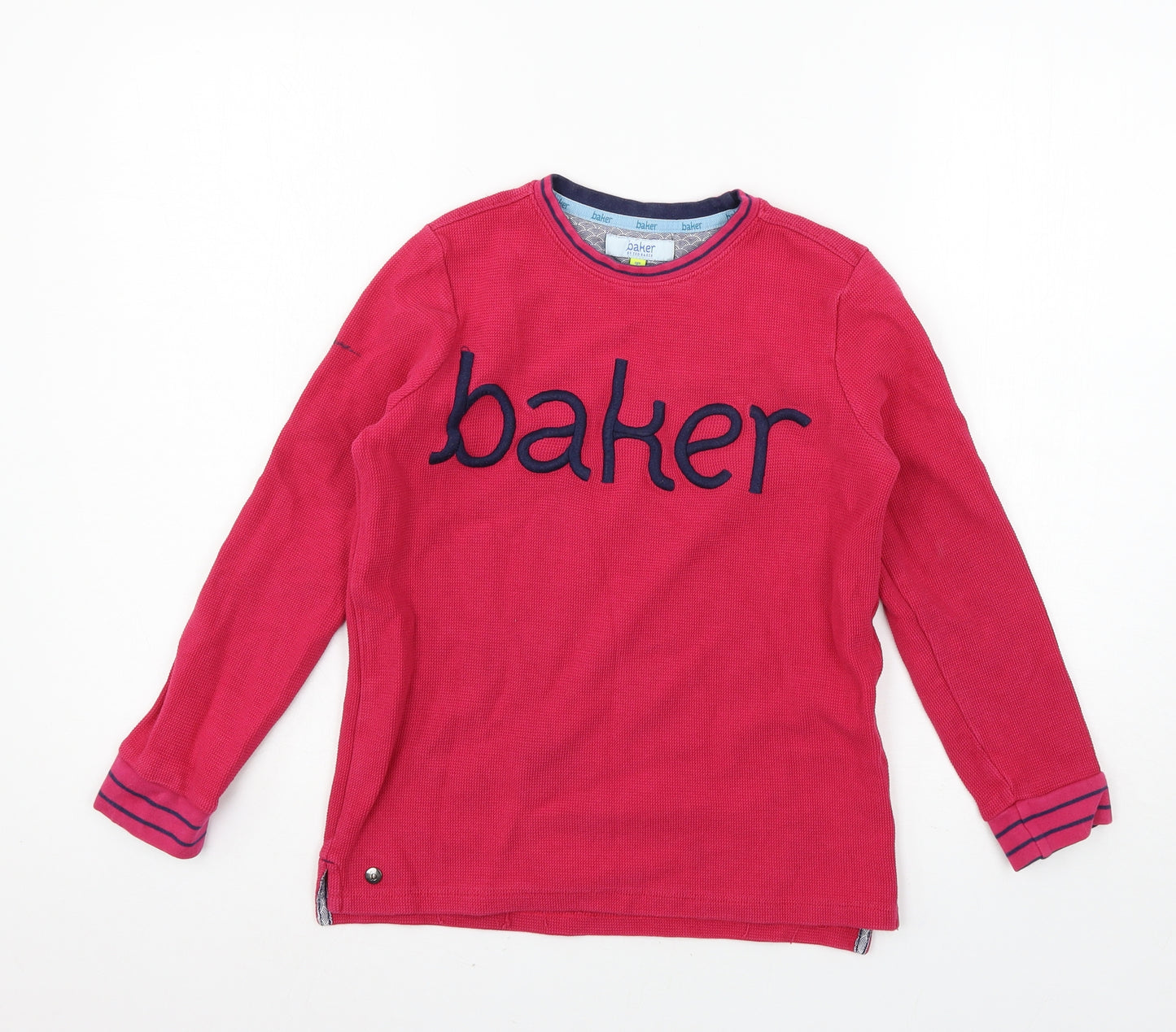 Ted Baker Girls Pink  Jersey Pullover Sweatshirt Size 11-12 Years  - Baker