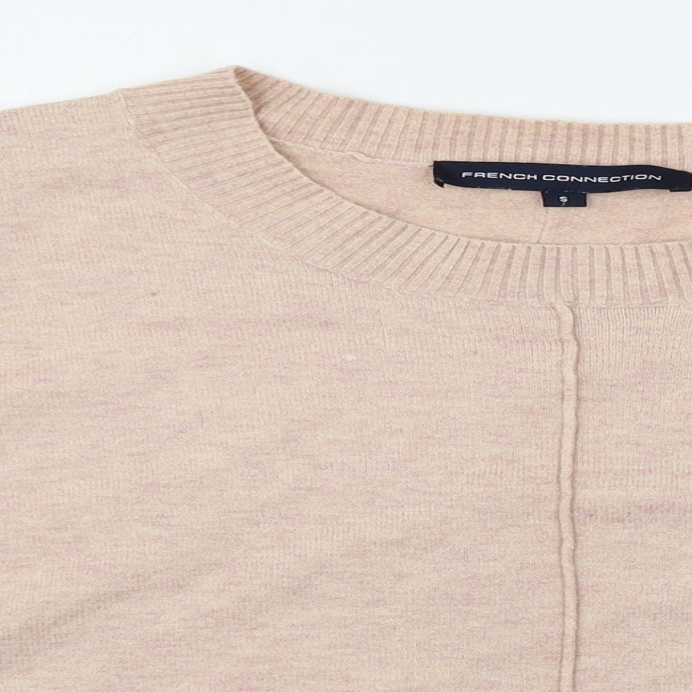 French Connection Womens Pink  Knit Pullover Jumper Size S