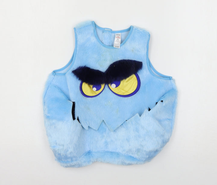 George Baby Blue Geometric Babydoll One Piece One Size - Monster Fancy Dress