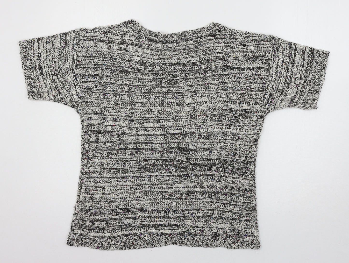 Atmosphere Womens Gold Striped Knit Pullover Jumper Size 12