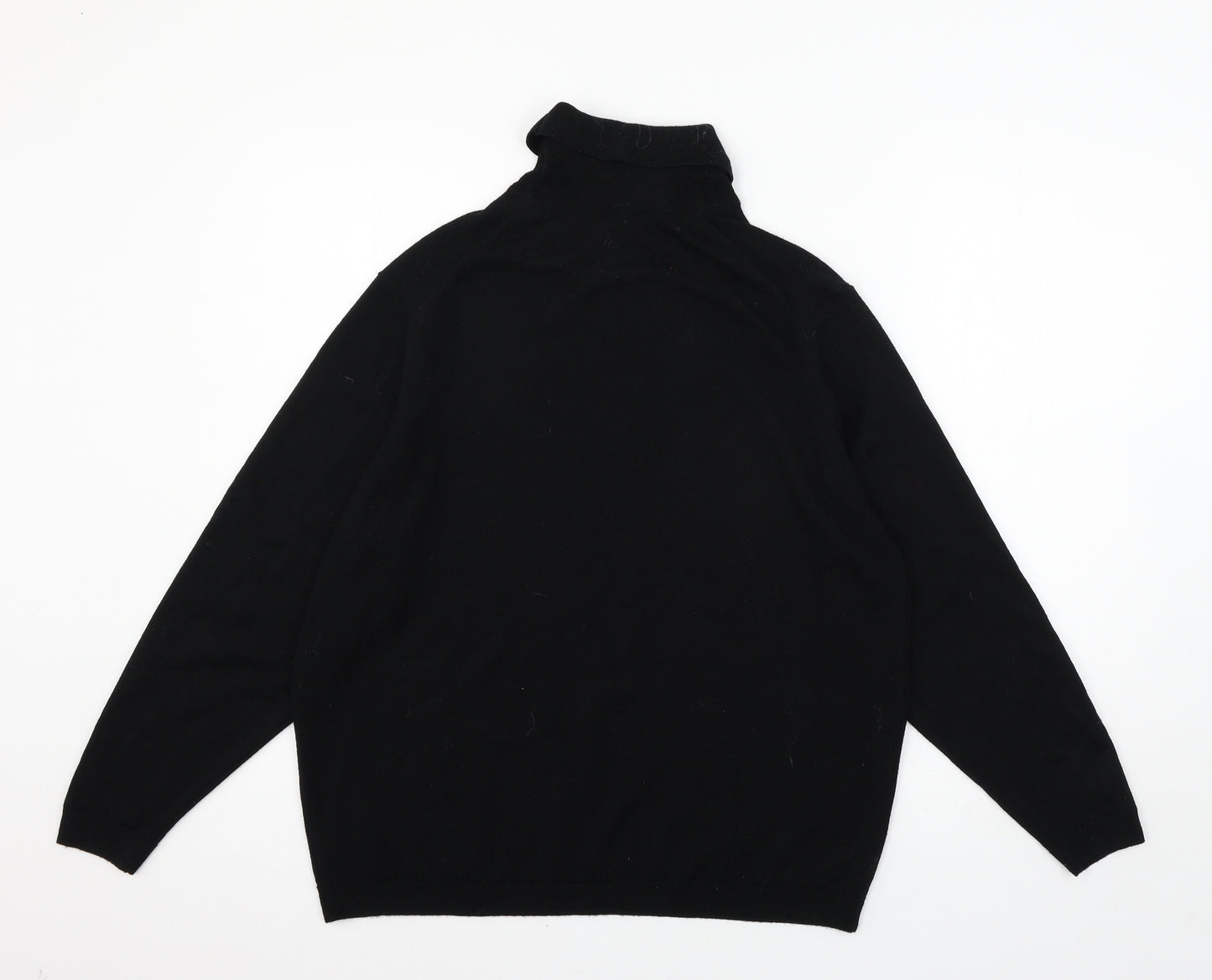 Hodgson Womens Black  Knit Pullover Jumper Size L