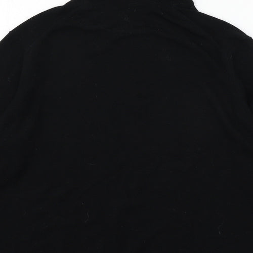 Hodgson Womens Black  Knit Pullover Jumper Size L